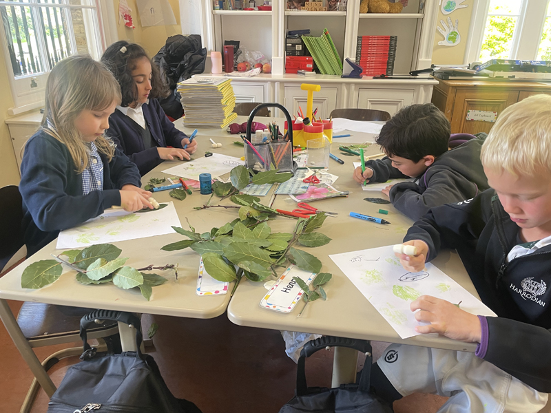 PrePrep Art Week Pupils at work Harrodian Independent School West